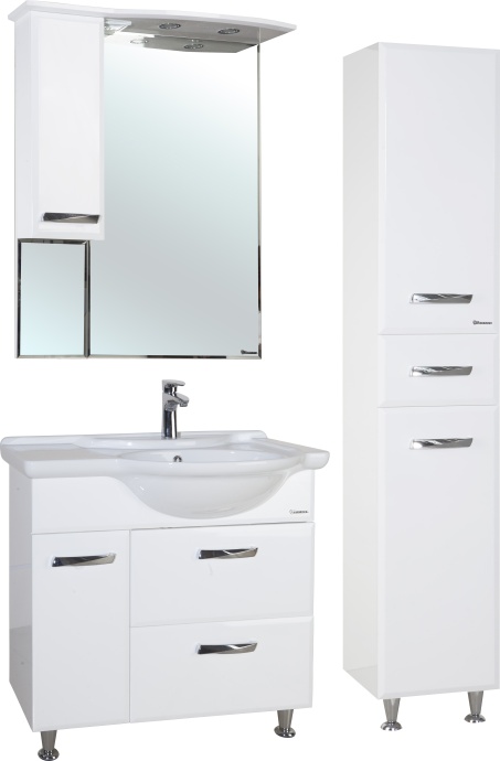 Шкаф-пенал Bellezza Балтика 35 L/R белый 4628904090017 - 1