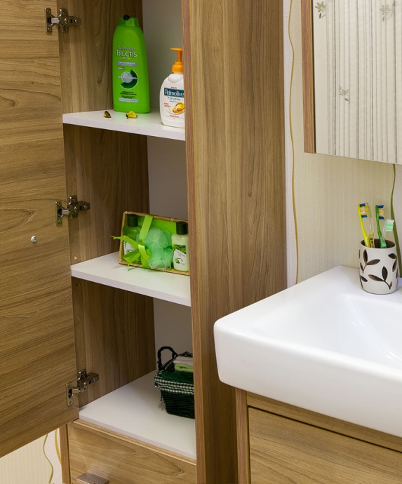 Шкаф-пенал Sanflor Ларго вяз швейцарский L Н0000000024 - 4