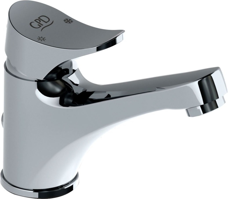 Смеситель для раковины GPD Florus хром MLB170 - 0