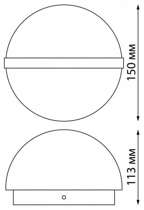 Уличный настенный светодиодный светильник Novotech Street Opal 359195 - 3