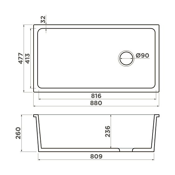 Мойка кухонная Omoikiri Tokara Natceramic/белый  4993867 - 1