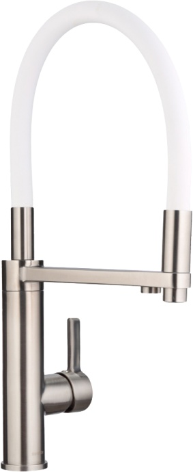 Смеситель для кухни Swedbe Selene Plus белый, нержавеющая сталь  8641 - 2
