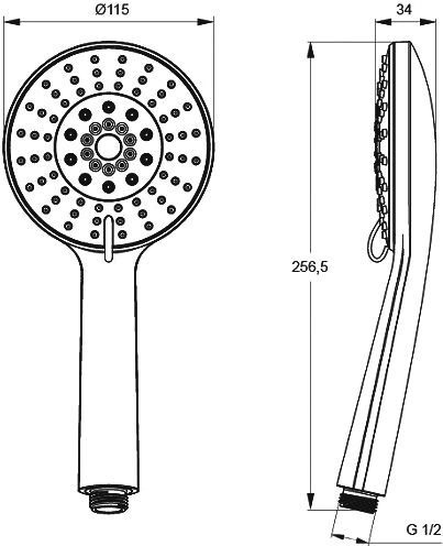 Душевая лейка IDDIS 060  0605F00i19 - 1