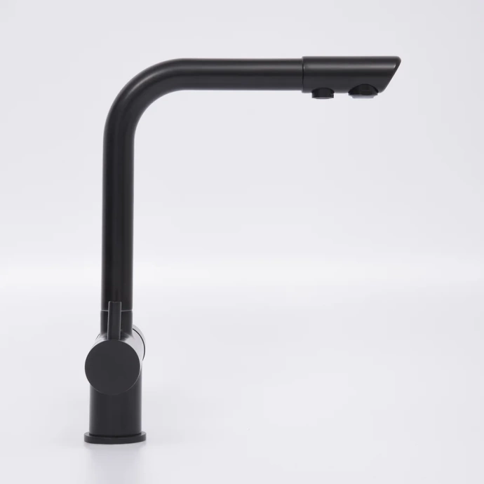 Смеситель для кухни Wasserkraft черный матовый A8367 - 1