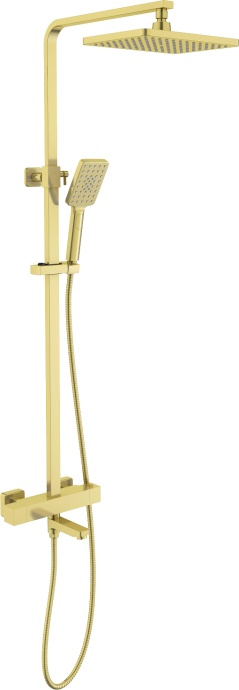 Душевая стойка Timo Tetra-Thermo с термостатом, золото SX-0169/17 - 0