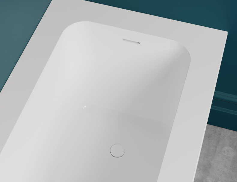 Ванна из искусственного камня Salini Orlando 190x100 102114M S-Sense, матовый - 1