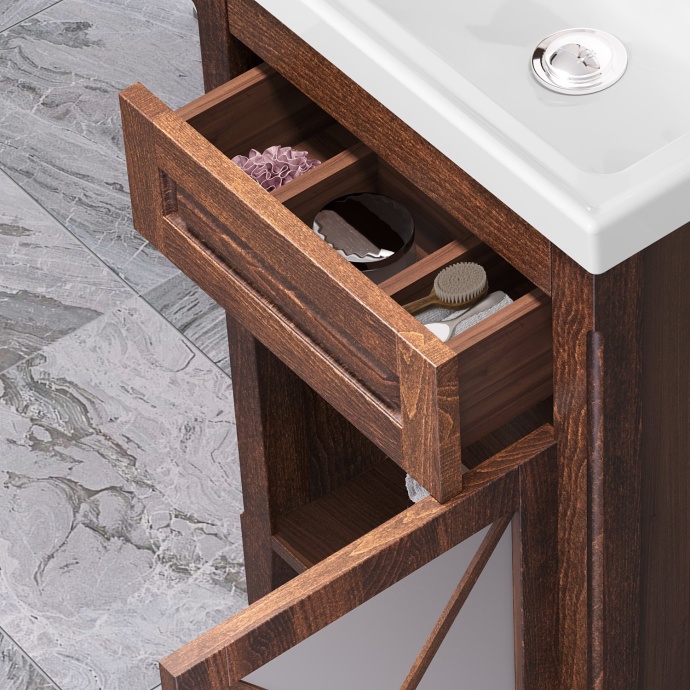 Тумба для комплекта Opadiris Палермо 50 R светлый орех 00-00002360 - 4