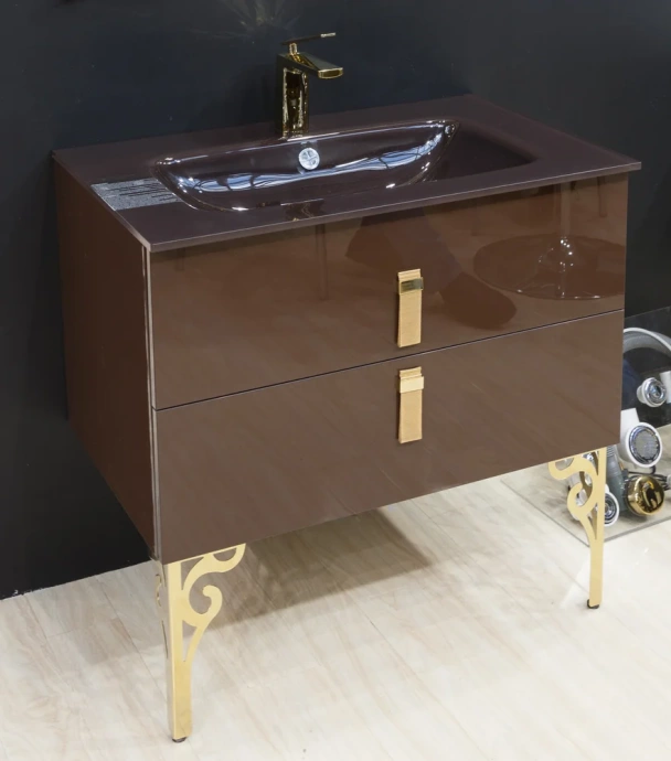 Раковина-столешница Armadi Art Monaco 80 темно - коричневый 852-080-DB - 3
