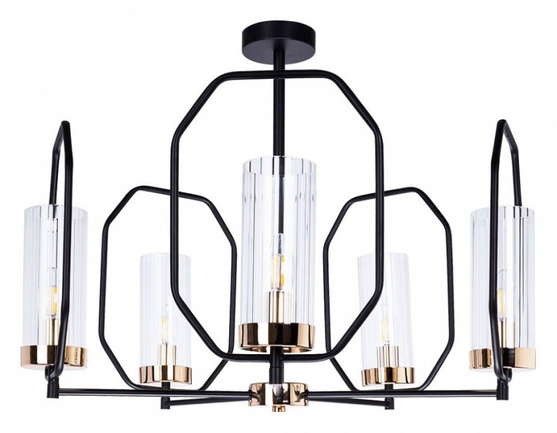 Подвесная люстра Arte Lamp Celaeno A7004PL-5BK - 0