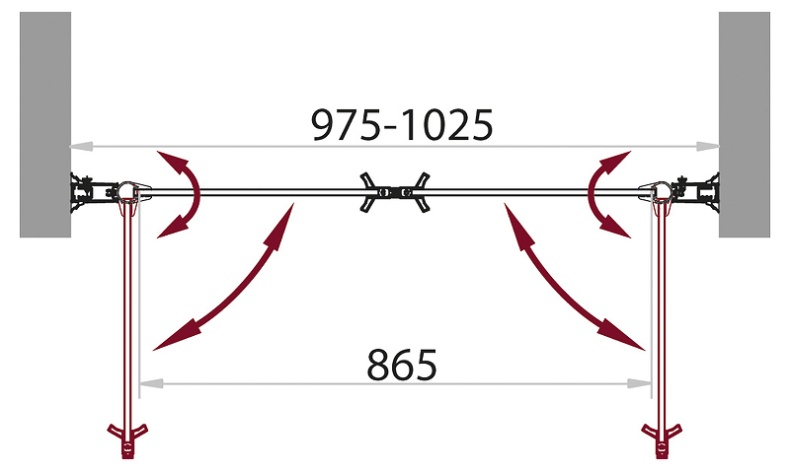 Душевая дверь BelBagno Sela 100 хром  SELA-B-2-100-P-Cr - 3