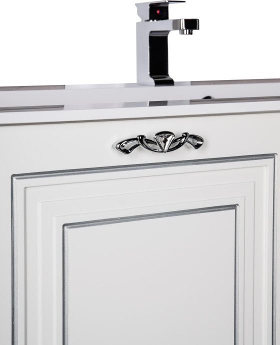 Тумба с раковиной Aquanet Паола 90 белая - 11