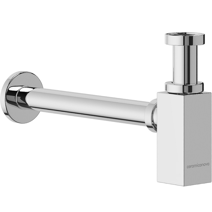 Сифон для раковины Ceramica Nova хром глянцевый 70002CH - 0