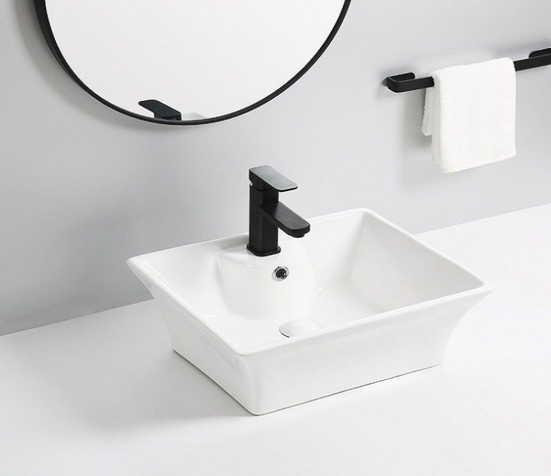 Раковина накладная Ceramalux N 49 белый  9108 - 7