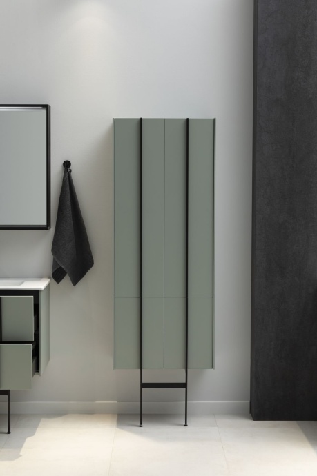 Шкаф пенал Allen Brau Reality 60 подвесной серо - зеленый матовый 1.32003.CGM - 19