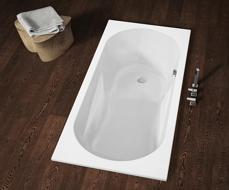 Акриловая ванна Riho Bathtubs Lazy 170х75 R B079001005 - 1