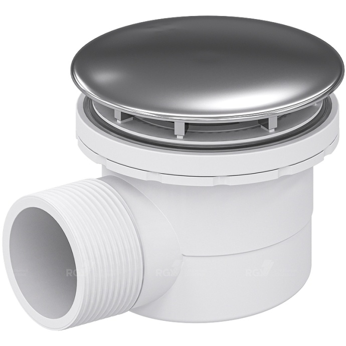 Сифон для душевого поддона RGW Velplex QYD-06 хром 18241106-01* - 0