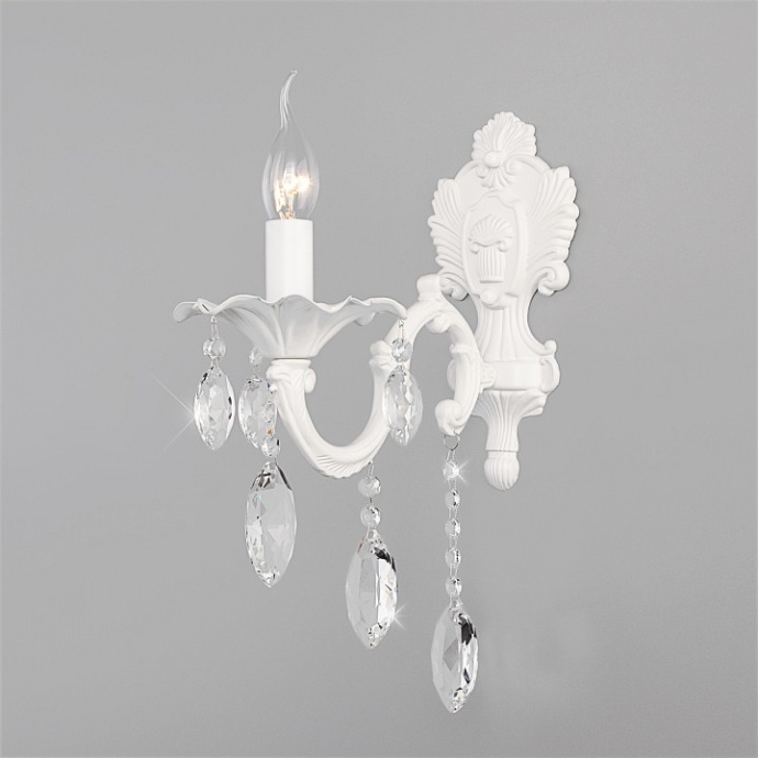 Бра Eurosvet Veletta 10108/1 белый/прозрачный хрусталь Strotskis - 0