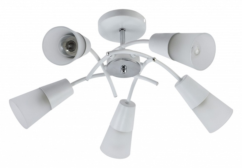 Люстра на штанге Escada Calla 1109/5P White - 0