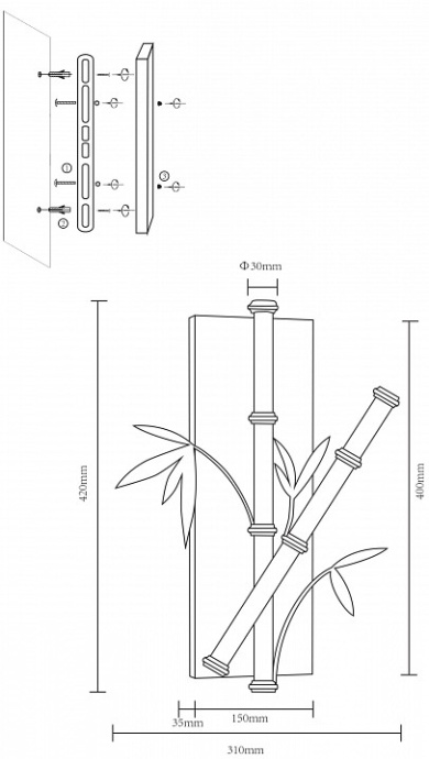 Настенный светодиодный светильник Velante 440-301-02 - 1