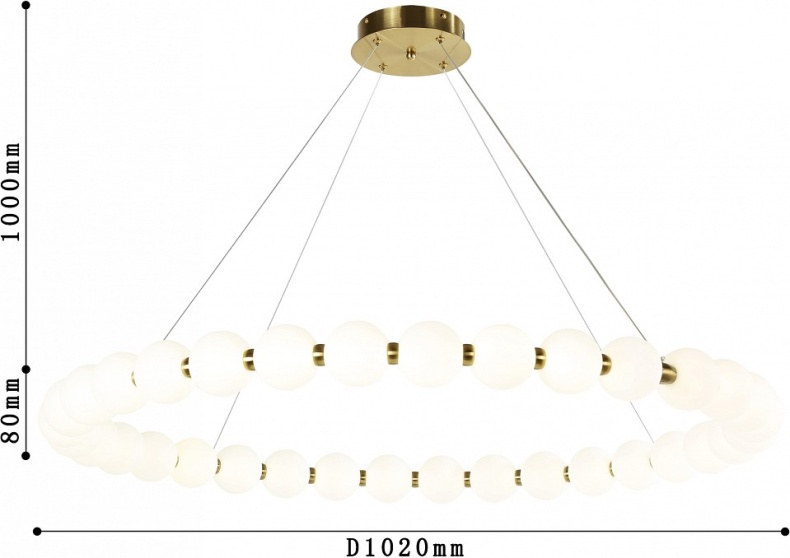 Подвесная люстра Favourite Gubbare 4014-10P - 2