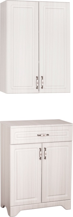 Шкаф Style Line Олеандр-2 60 Люкс, рельеф пастель ЛС-00000407 - 2