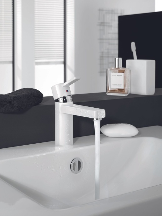 Смеситель для раковины Kludi  белый, хром  382519175 - 2