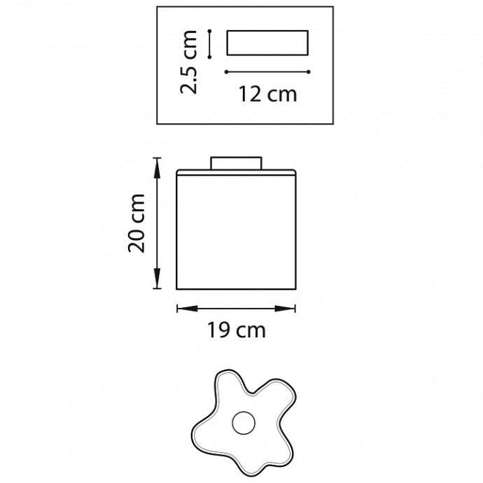 Накладной светильник Lightstar Nubi 802017 - 1