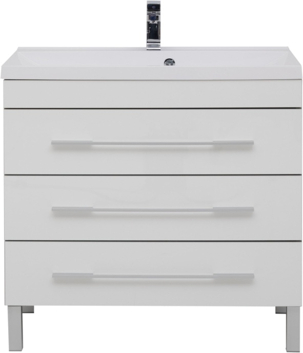 Тумба с раковиной Aquanet Верона 90 белая - 3