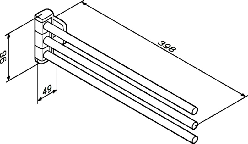 Полотенцедержатель AM.PM Gem A9032700 - 1