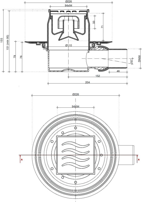 Душевой уголок Cezares Stream AH 1 100/100 C Cr STREAM-AH-1-100/100-C-Cr - 3