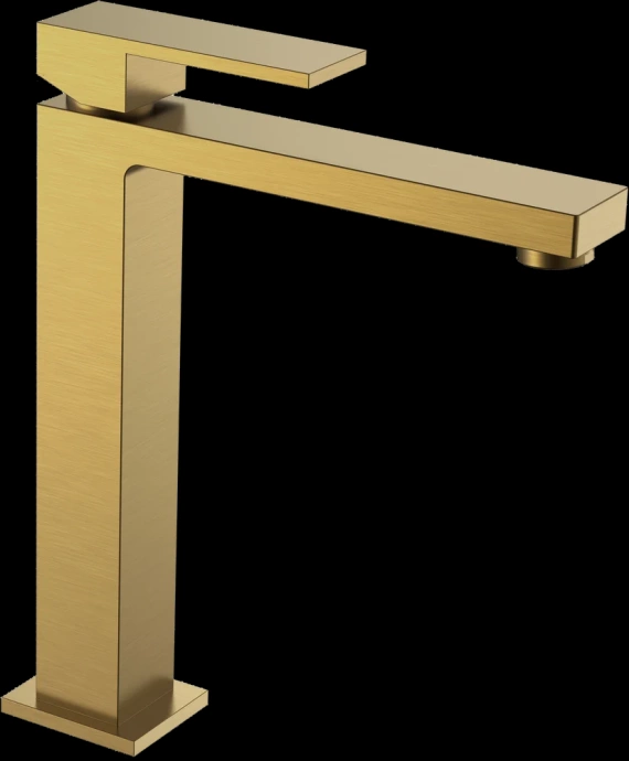 Смеситель для раковины Boheme Qubic бронза матовый 472-BR - 0