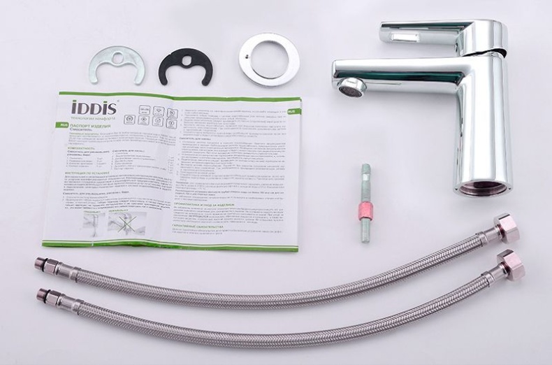 Смеситель для умывальника, Runo, IDDIS, RUNSB00i01 - 6