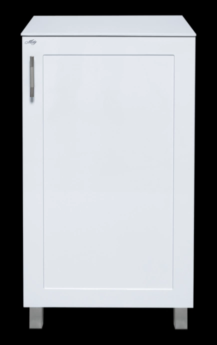 Тумба в ванную комнату со столешницей Misty Купер 50 R белая матовая УТ000012583 - 0