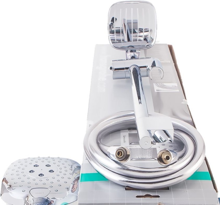 Душевой гарнитур Hansgrohe Raindance Select E 150 27856000 Unica'S Puro - 4