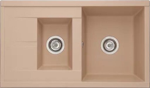 Мойка кухонная AQUATON Делия 87 латте 1A716232DE260 - 0