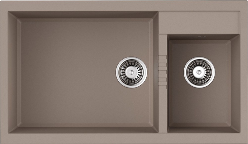 Мойка кухонная Omoikiri Tedori 86-2 бежевая 4993934 - 0