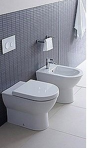 Унитаз приставной Duravit Darling new с крышкой, белый (21390900001) - 1