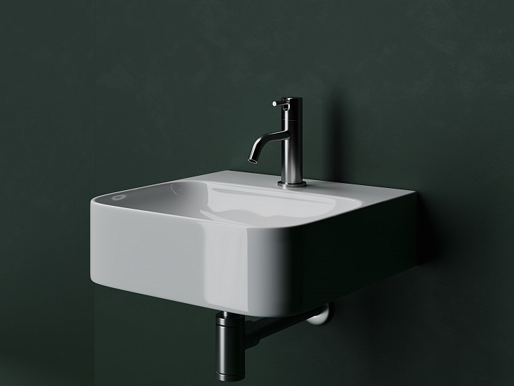 Подвесная раковина Ceramica Nova Aura 43х39 белая CN2005 - 0