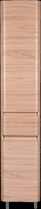 Шкаф-пенал Style Line Атлантика 35 L с бельевой корзиной светлое дерево  СС-00002228 - 0