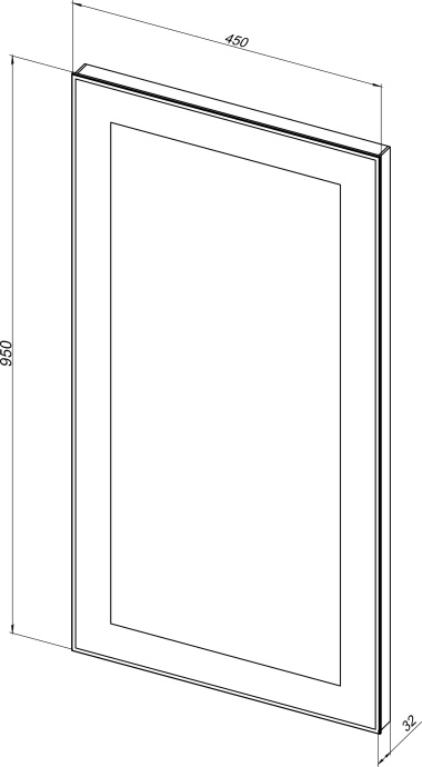 Зеркало Aquanet Алассио 4595 196631 - 2