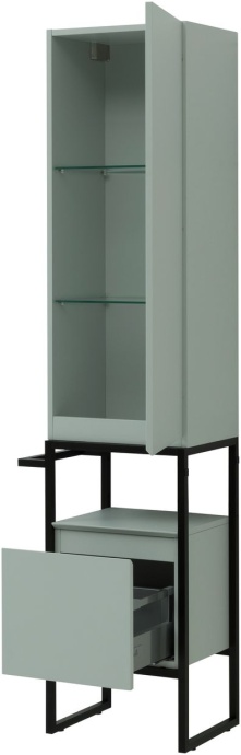 Шкаф пенал Allen Brau Priority 40 R светло - зеленый матовый 1.31005.PWM - 3