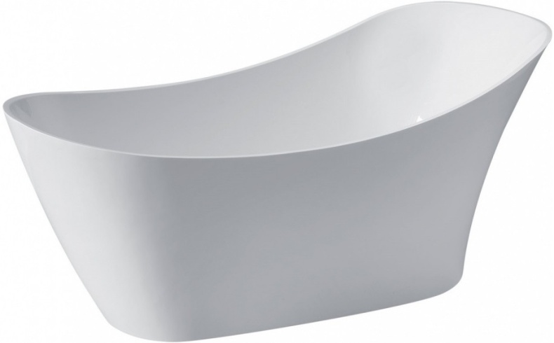 Акриловая ванна Kerasan Waldorf 743201 167x82 отдельностоящая - 0