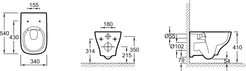Комплект Система инсталляции для унитазов Geberit Duofix Платтенбау 458.125.21.1 4 в 1 с кнопкой смыва + Чаша для унитаза подвесного Jacob Delafon - 5