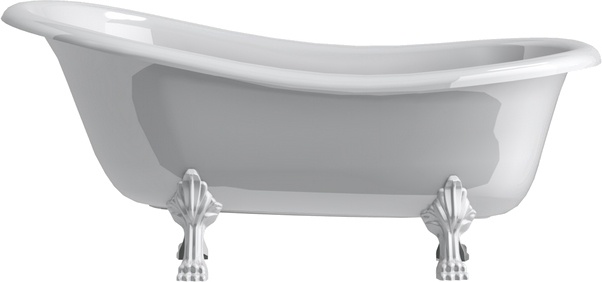 Ванна из искусственного камня Астра-Форм Роксбург ножки белые 100-68 - 0