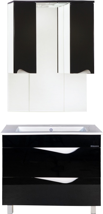 Тумба для комплекта Bellezza Эйфория 105 черная 4639118660040 - 1