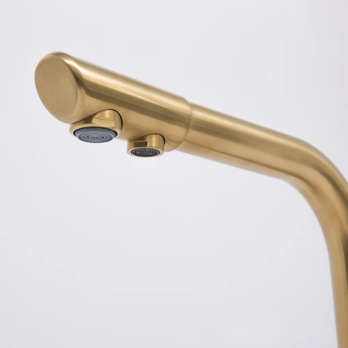 Смеситель для кухни Wasserkraft золото матовый A8387 - 7