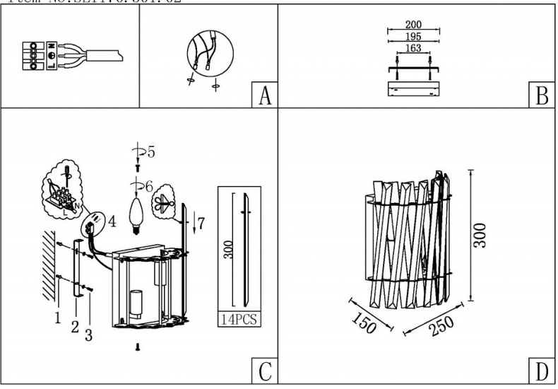 Накладной светильник ST-Luce Fabio SL1170.301.02 - 8
