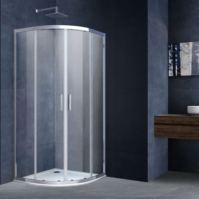 Душевой уголок Vincea Alpha VSQ-3AL900CL 90x90, профиль хром, стекло прозрачное - 0