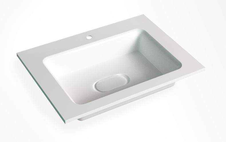 Мебельная раковина Jorno Modul 65 Mol.08.65/W - 0