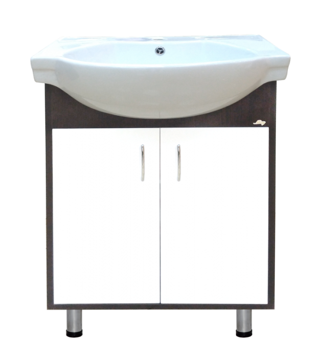 Панда - 70 Тумба прямая венге/белый Э-Пан01070-18 - 0